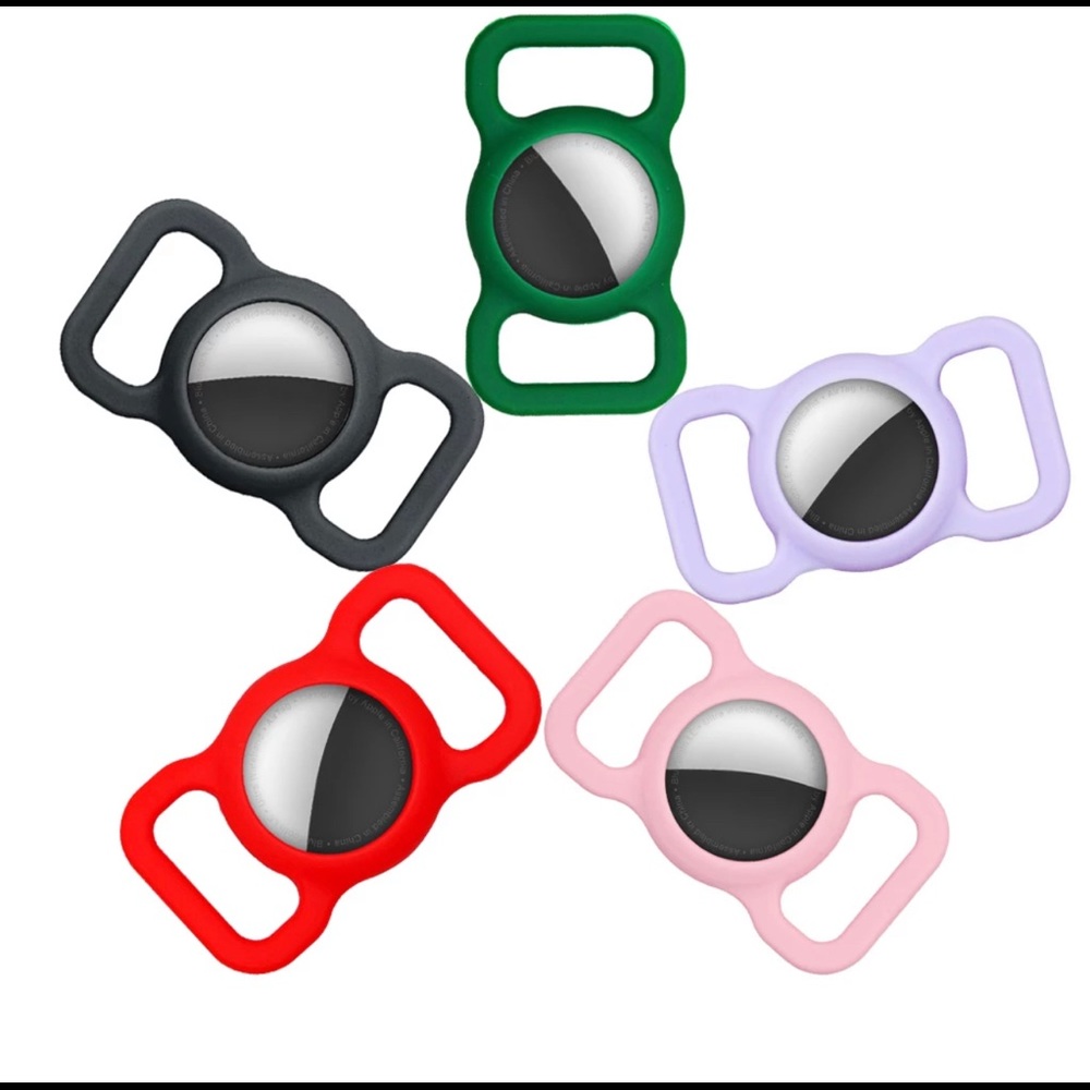 Dog/Cat Collar Silicone Apple Air Tag Holder